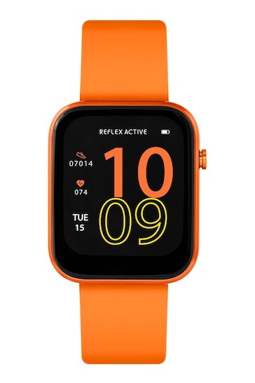 Reflex Active Orange Series 12 Strap Smart Watch