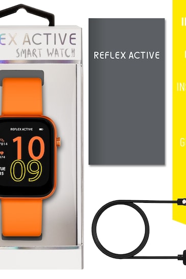 Reflex Active Orange Series 12 Strap Smart Watch