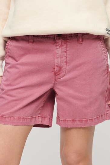 Superdry Pink Classic Chino Shorts