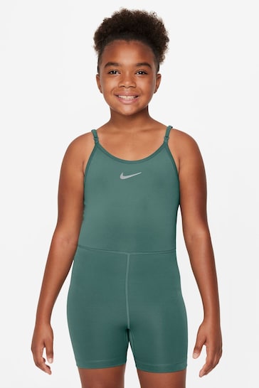 Nike Green Dri-FIT One Unitard Bodysuit