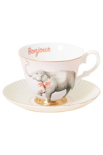 Yvonne Ellen Elephant Teacup And Saucer