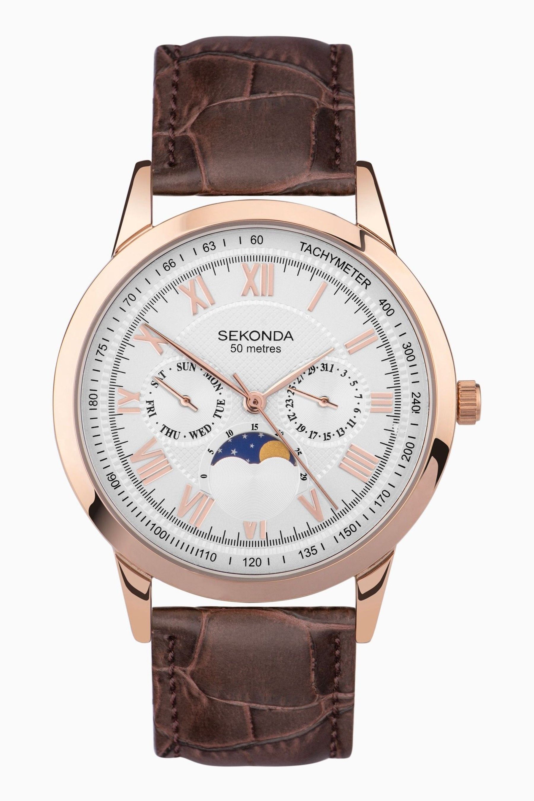 Sekonda shop moonphase watch