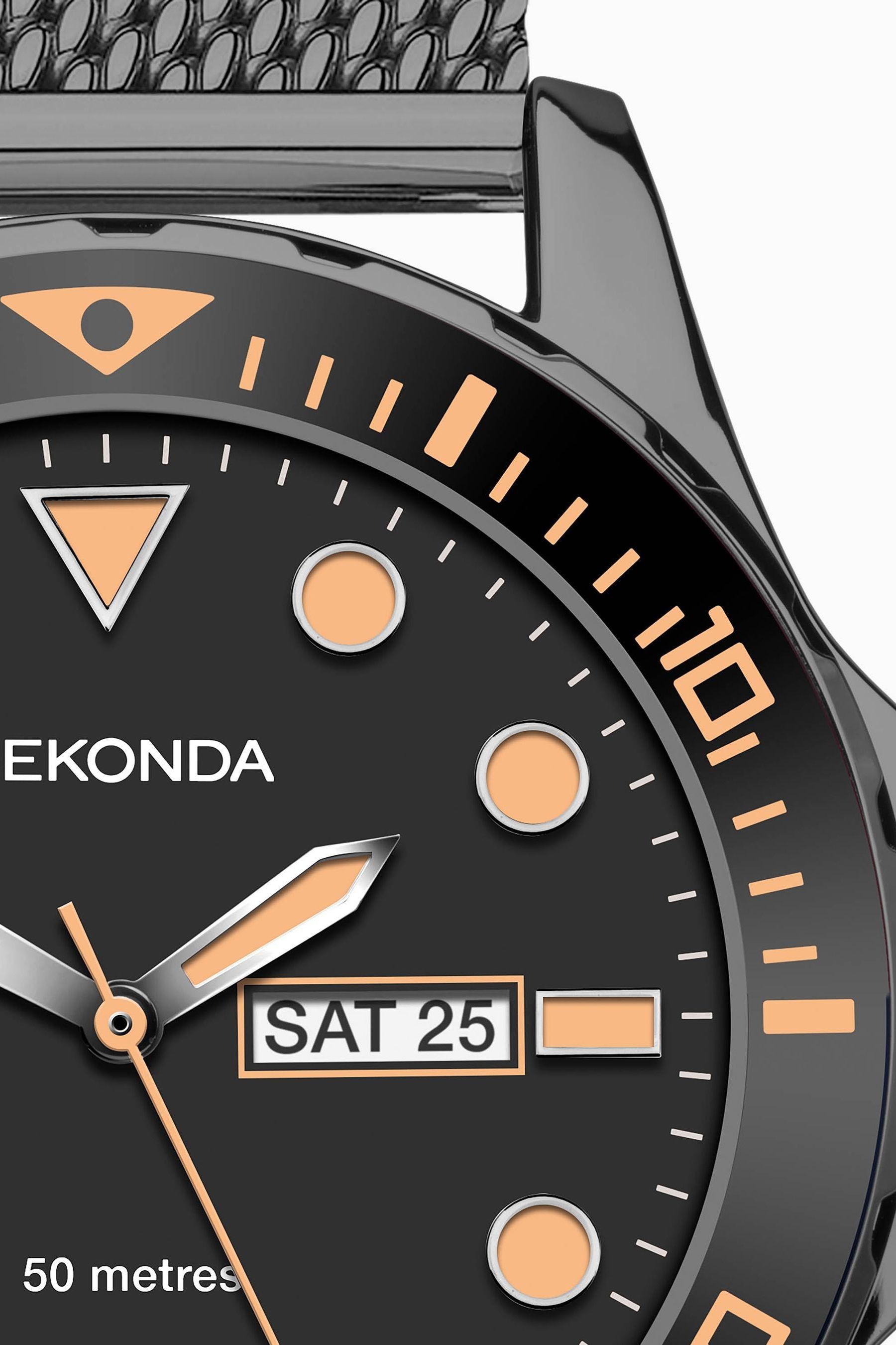Sekonda gunmetal deals gents watch