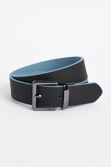 Blue/Black Reversible Belt