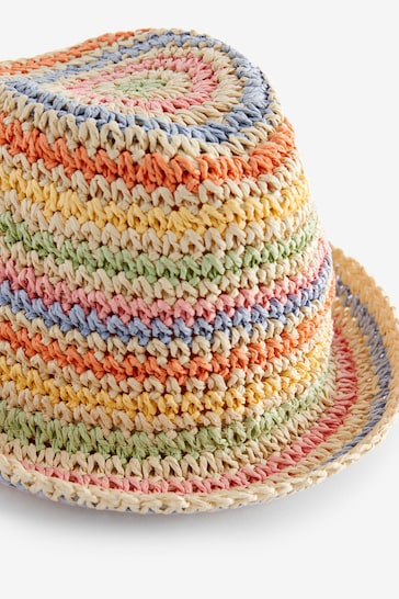 Multi Bright Straw Hat (3mths-16yrs)
