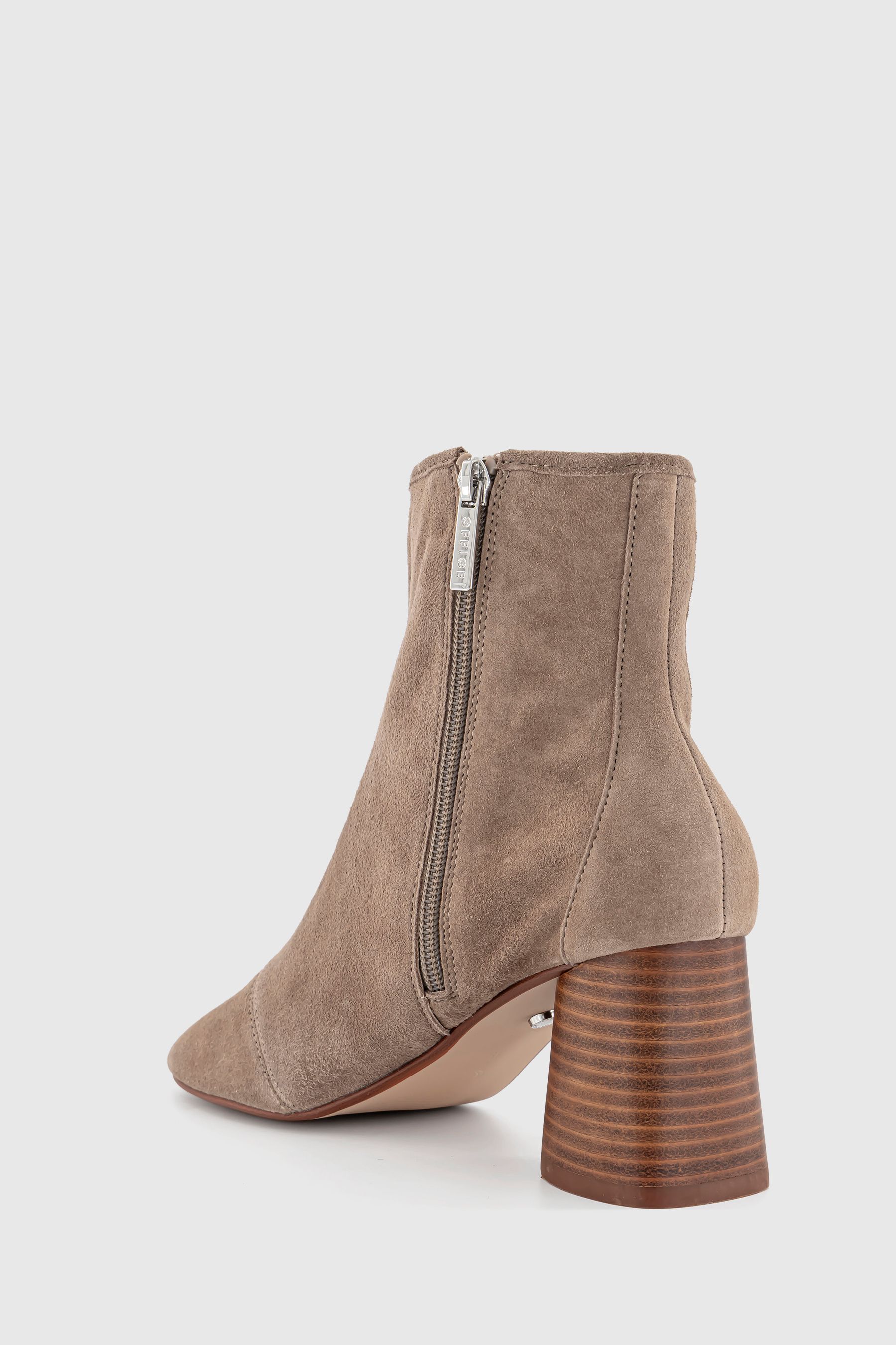 Buy Office Brown Suede Sock Ankle Ash Boots from the Next UK