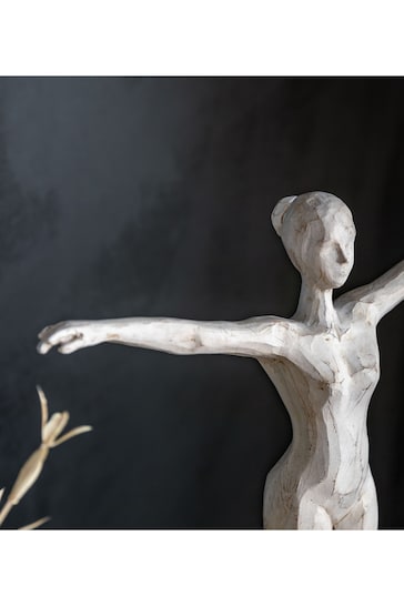 Gallery Home Black Ballerina Pirouette Sculpture