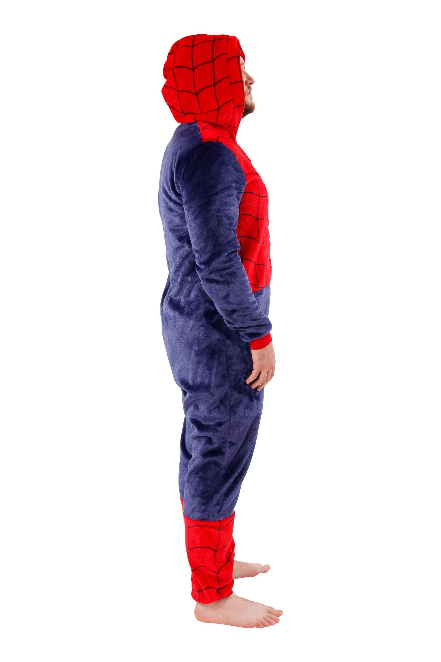 Spider man onesie hot sale adult