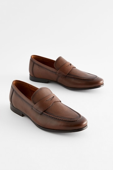 Brown Saddle Loafers