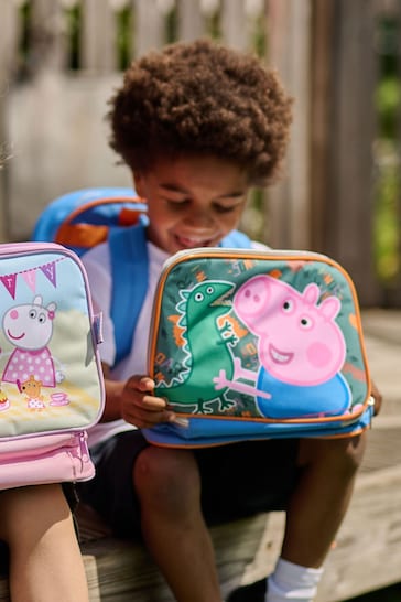 Character Green George Pig Backpack and Lunchbag Set