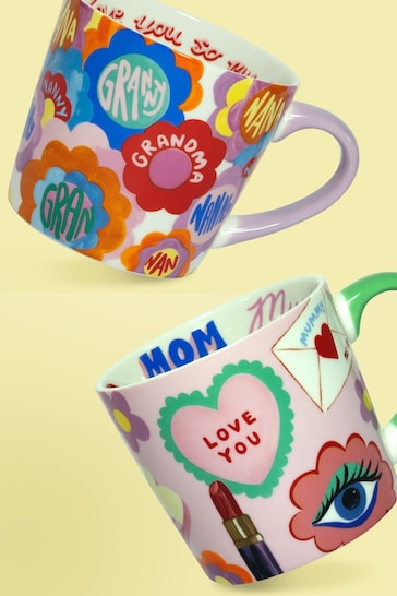 Eleanor Bowmer Mother's Day Mug Set for Mum & Granny
