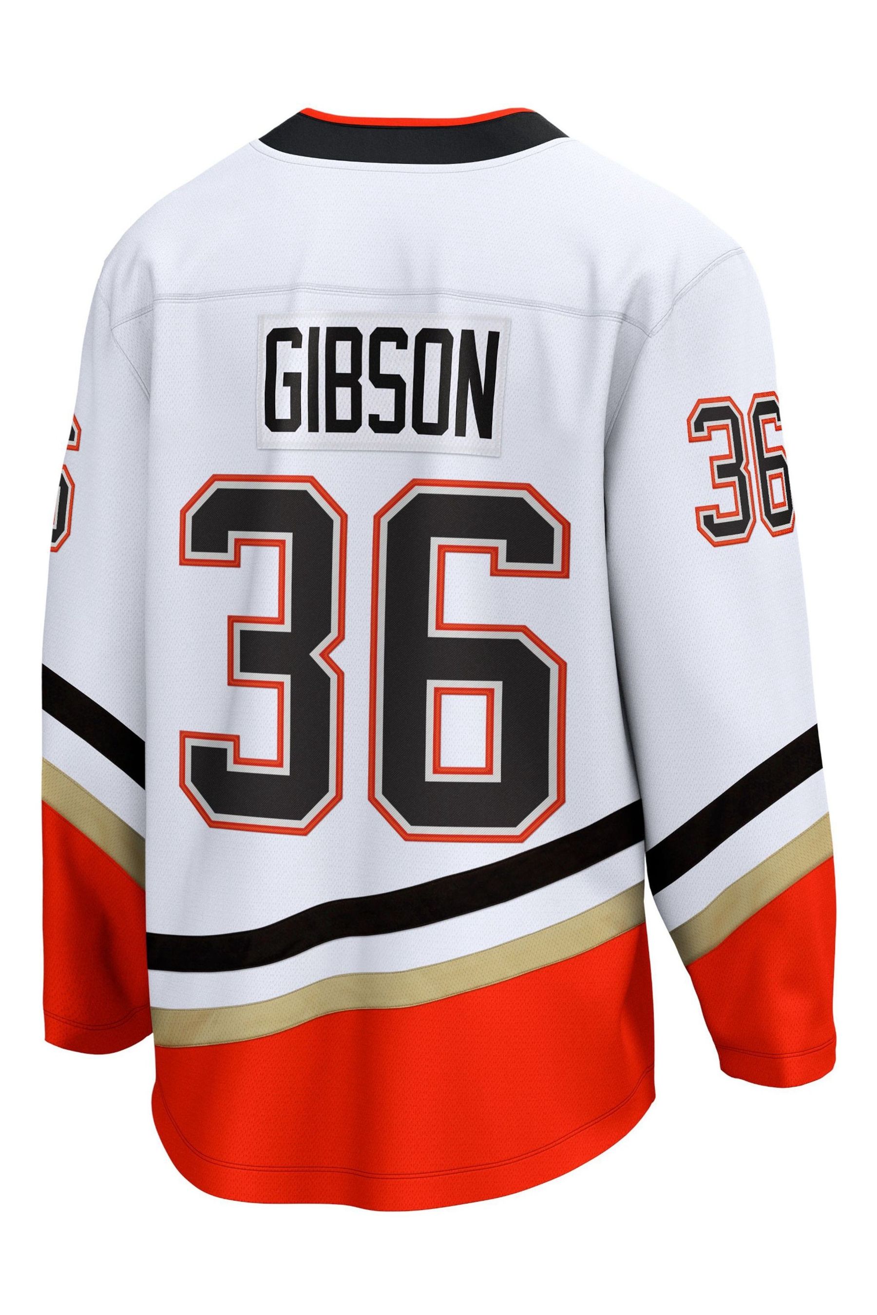 Anaheim ducks white jersey top