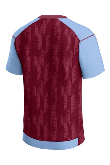 Castore Red Aston Villa Home Shirt 2023-24 Kids