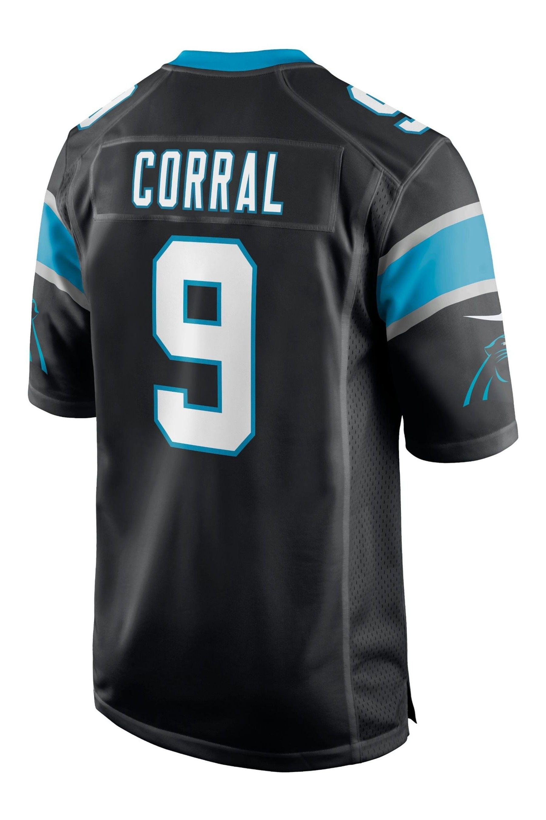 Black carolina panthers jersey on sale