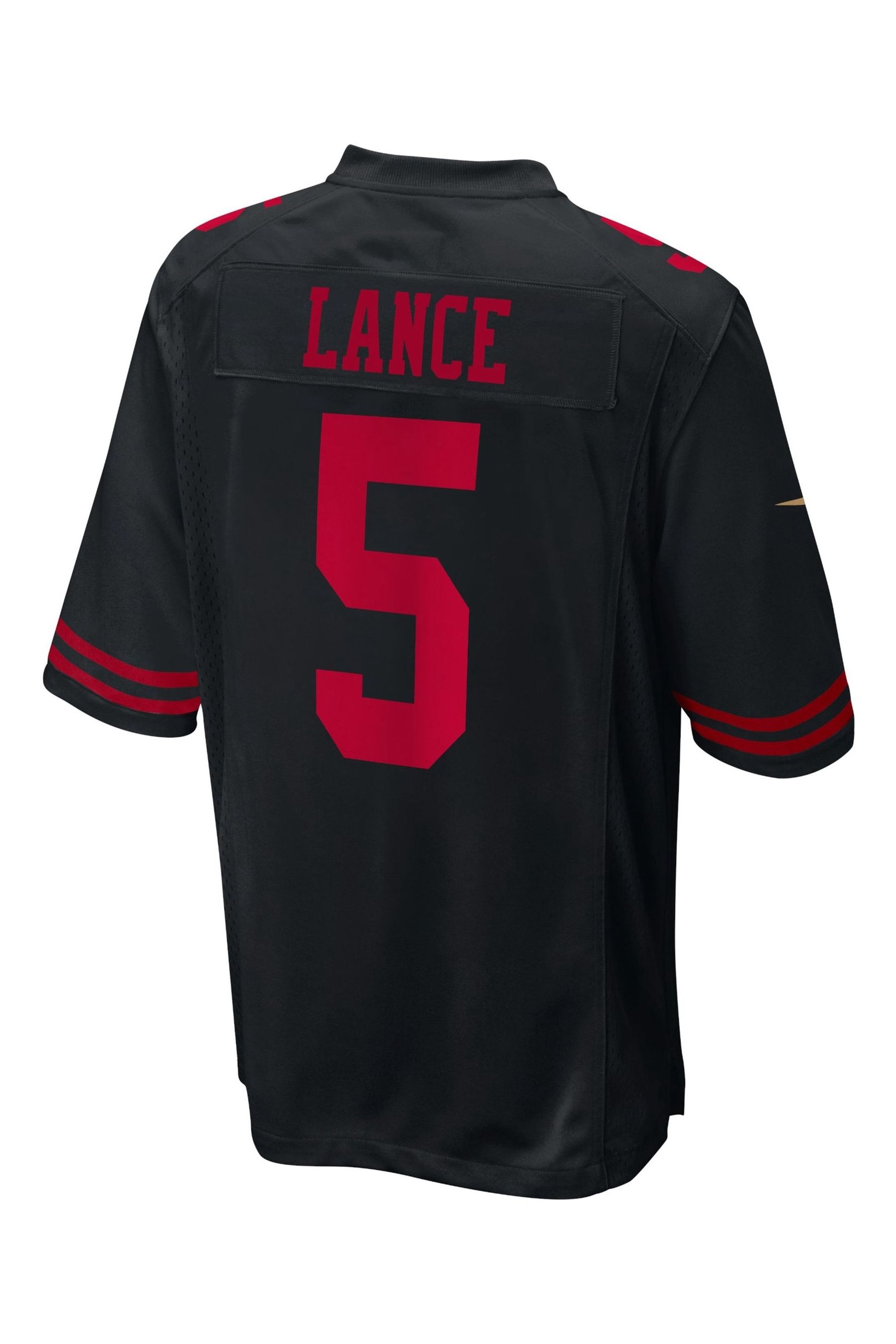Black 49ers jersey youth 2025