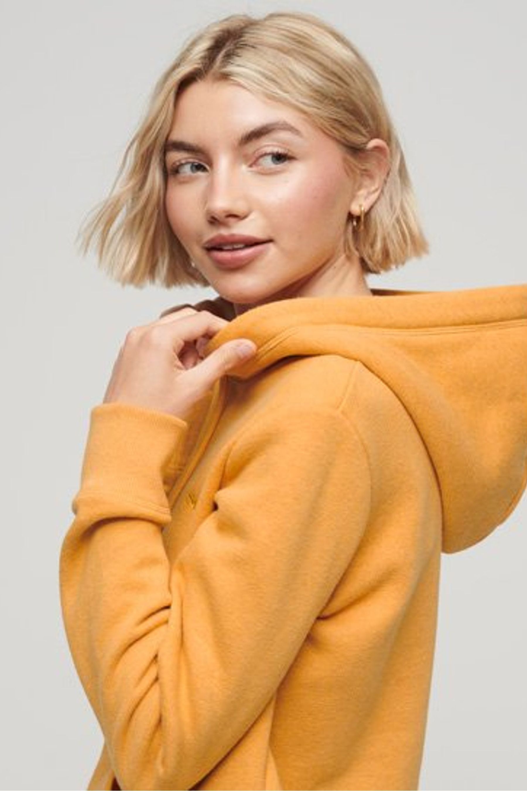 Superdry hot sale yellow hoodie