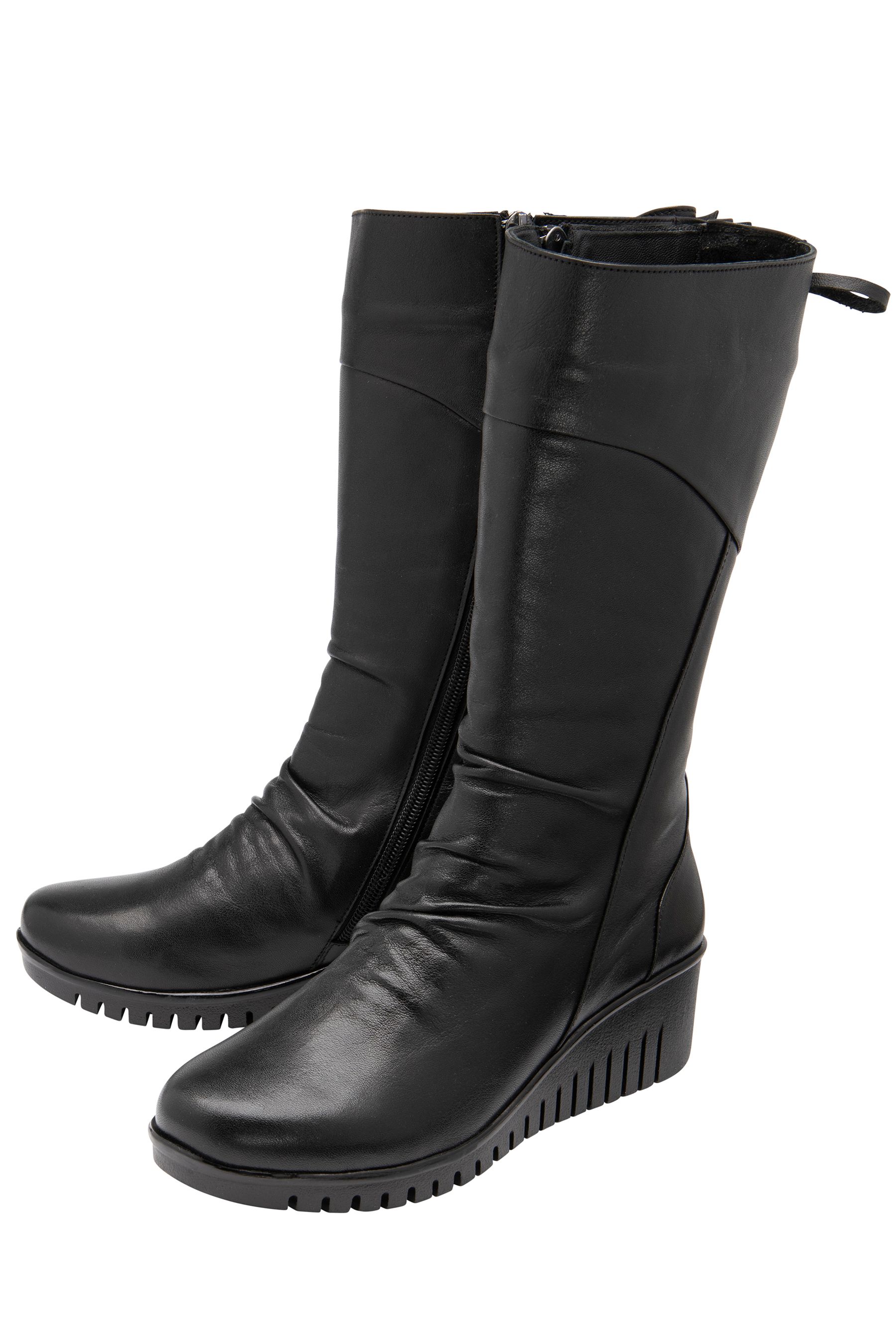 Lotus leather sale calf boots