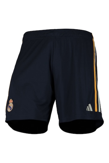 adidas Blue Real Madrid Away Shorts 2023-24