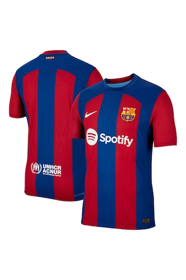 Nike Blue Barcelona Home Dri-Fit Adv Match Shirt 2023-24