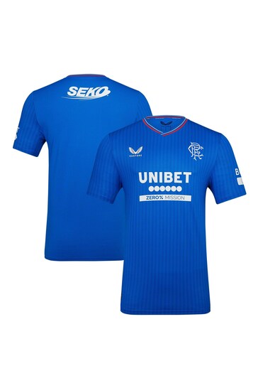Castore Blue Glasgow Rangers Home Pro Shirt 2023-24
