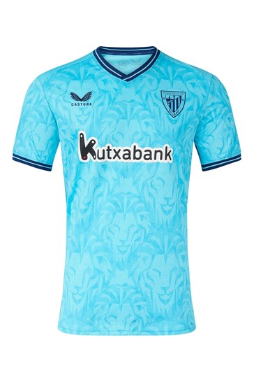 Castore Blue Athletic Bilbao Away Shirt 2023-24 Kids
