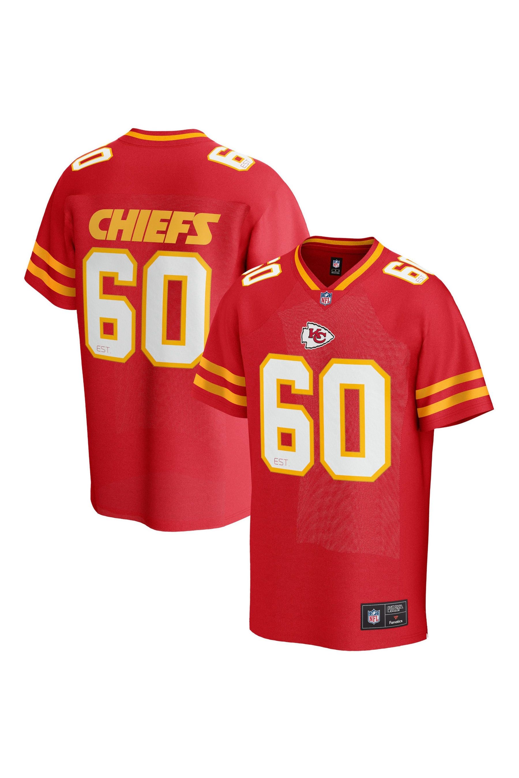 Buy Fanatics Red Kansas City Chiefs NFL Core Foundations Jersey