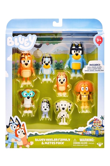 Bluey 8 Figure Multipack Toy