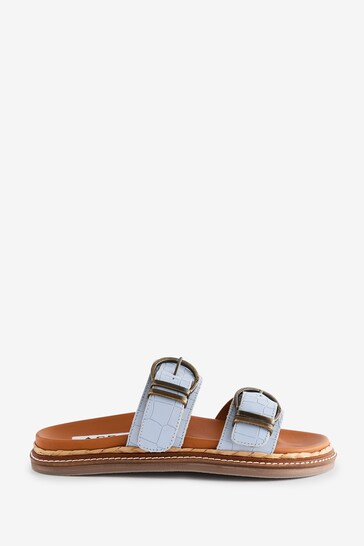 ASRA London Sallie Leather Strappy Brown Sandals