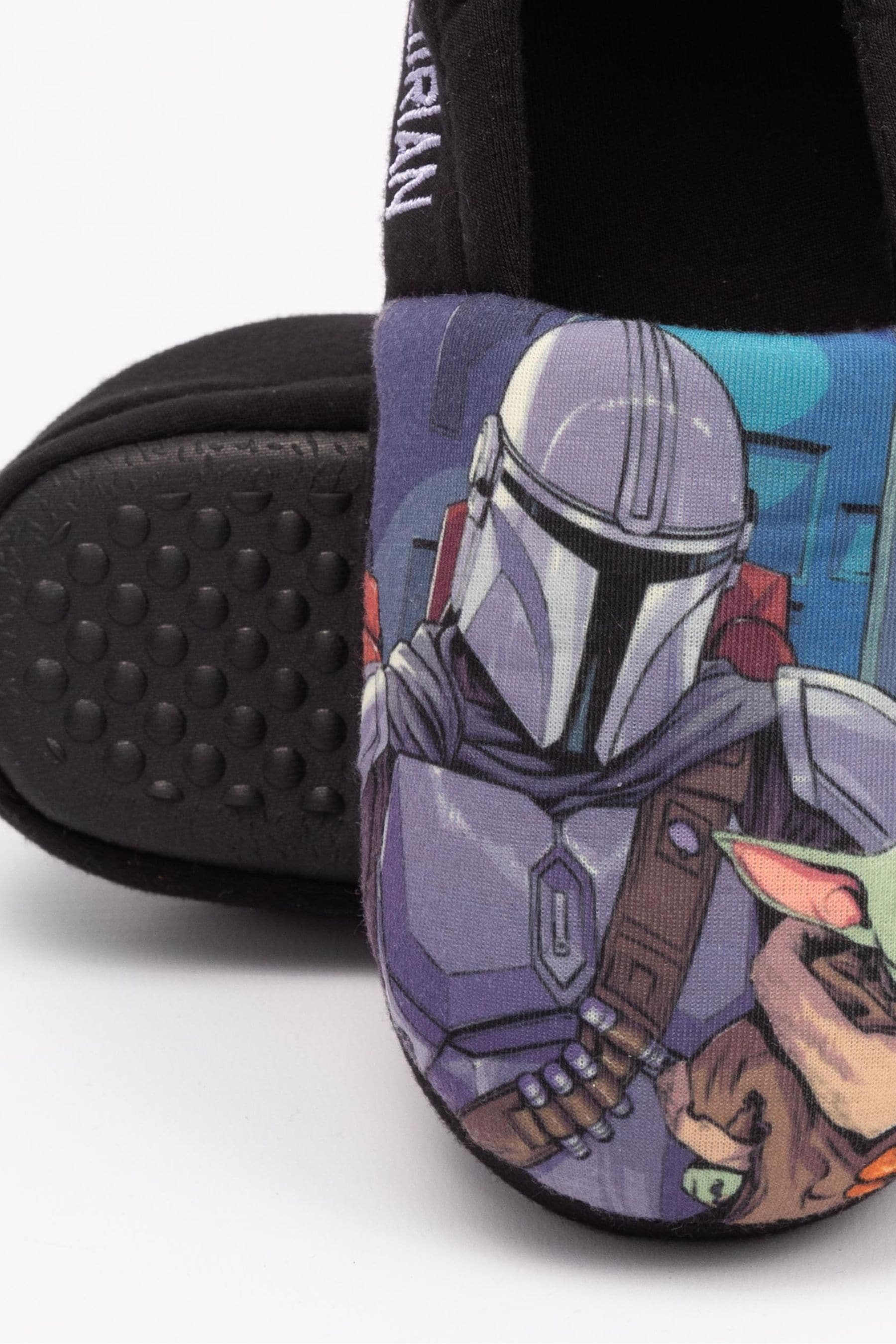 Buy Vanilla Underground Black Mandalorian Slippers from the Next