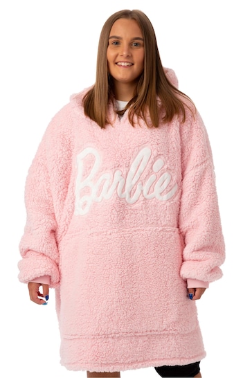Vanilla Underground Pink Barbie Ladies Blanket Hoodie