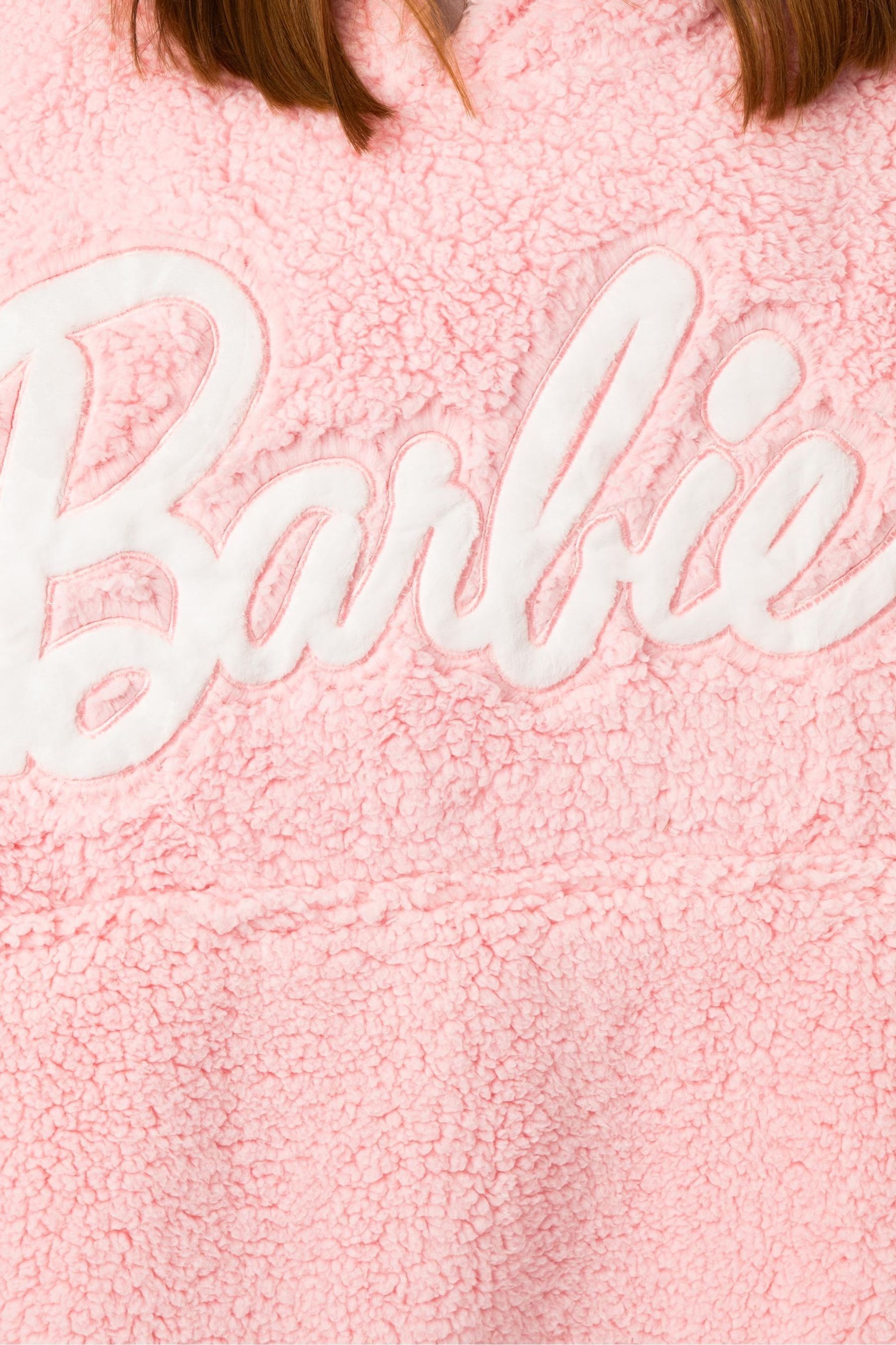 Buy Vanilla Underground Pink Barbie Ladies Blanket Hoodie from the