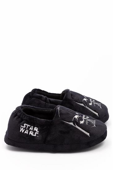 Vanilla Underground Black Star Wars Slippers