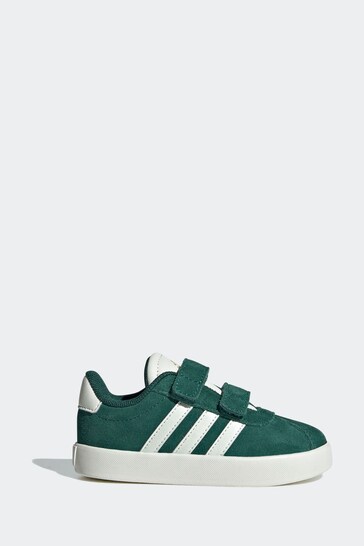 adidas Green/White VL Court 3.0 Shoes