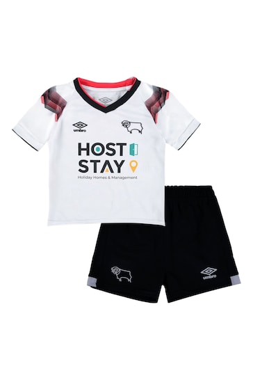Umbro White Baby Derby County Home Kit 2023-24 Baby