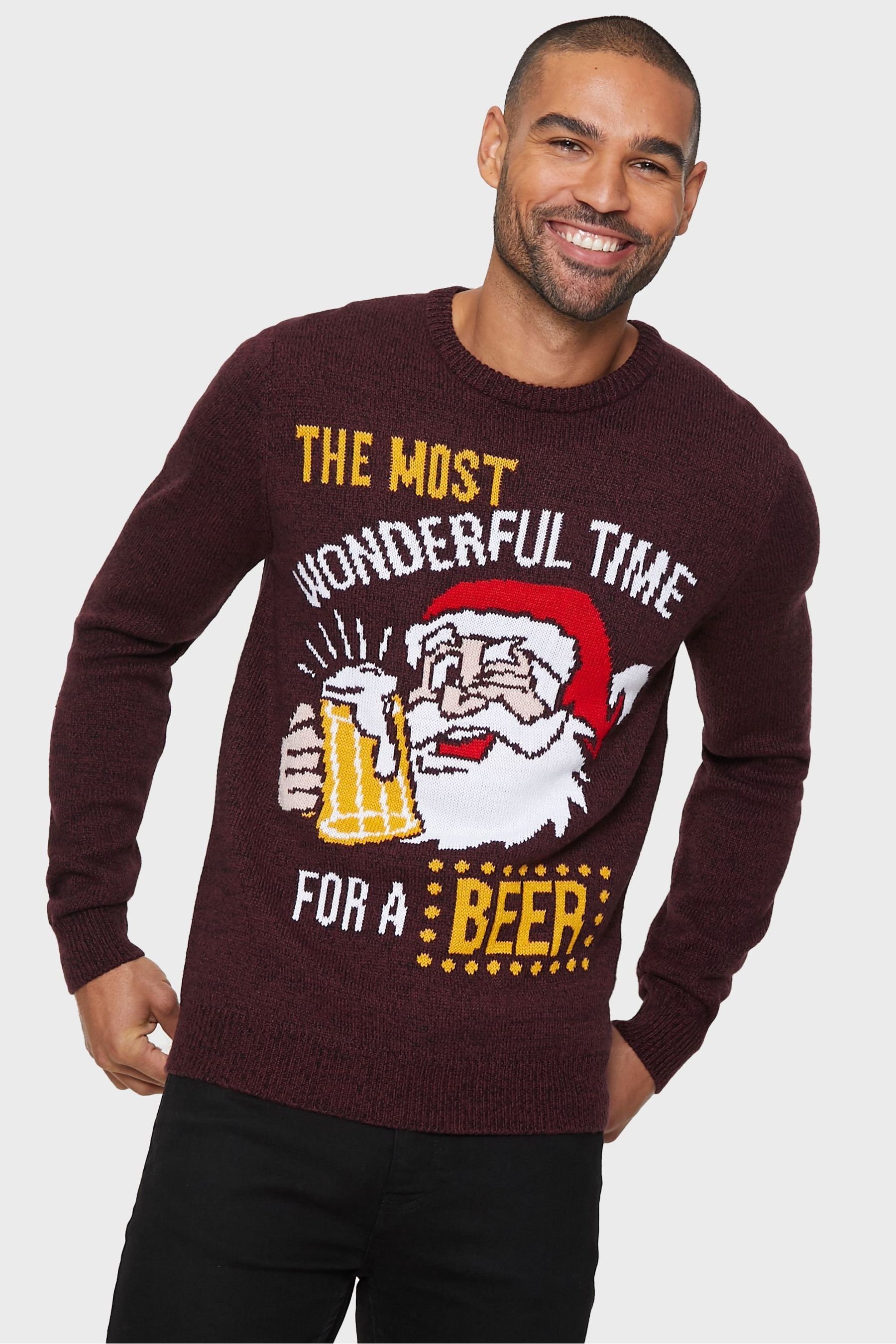 Maroon christmas deals jumper