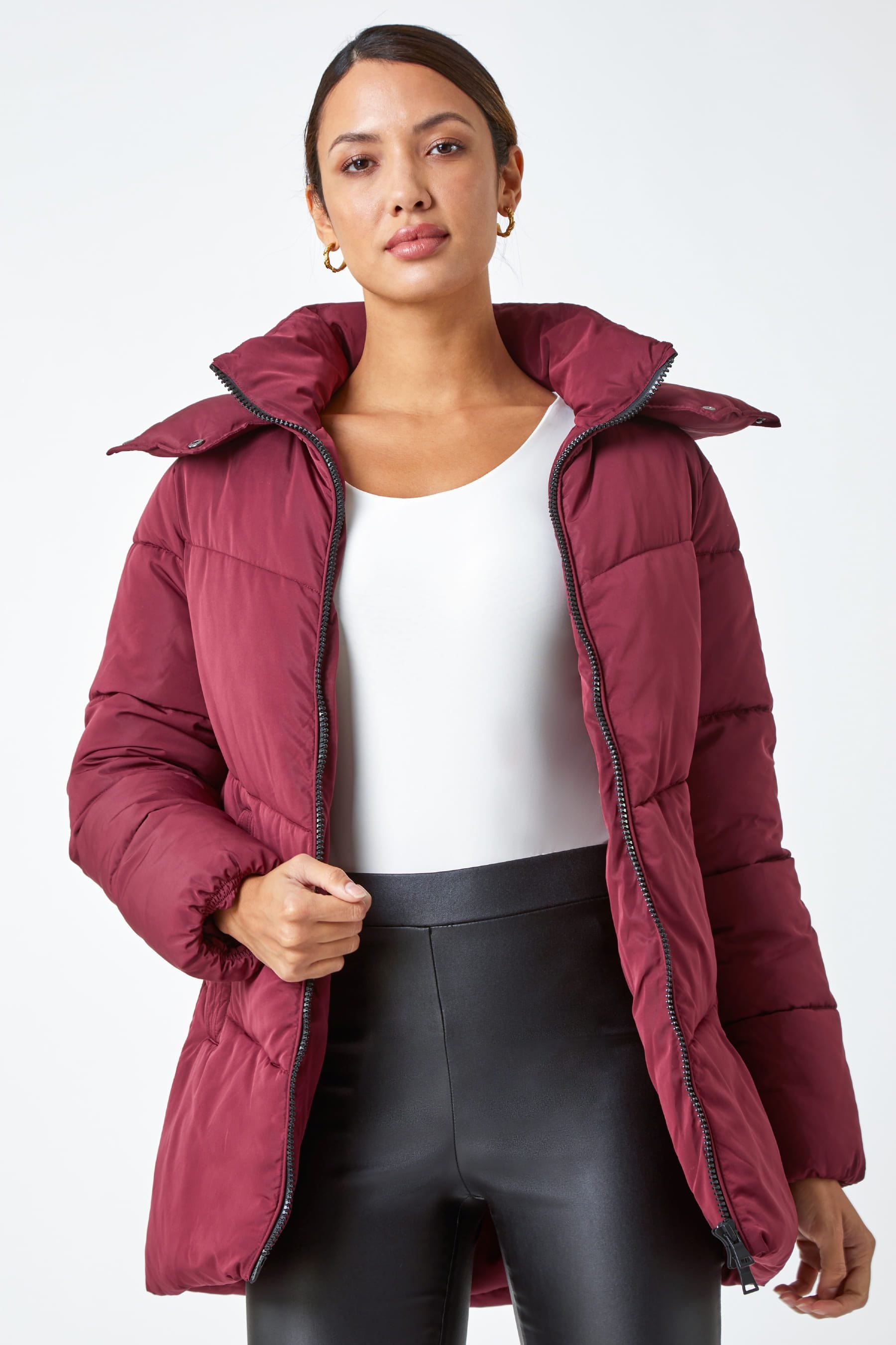 Red hood shop coat