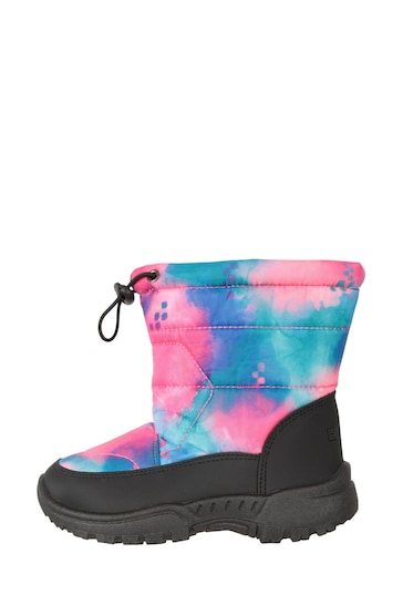Mountain Warehouse Pink Caribou Toddler Printed Snow Boots