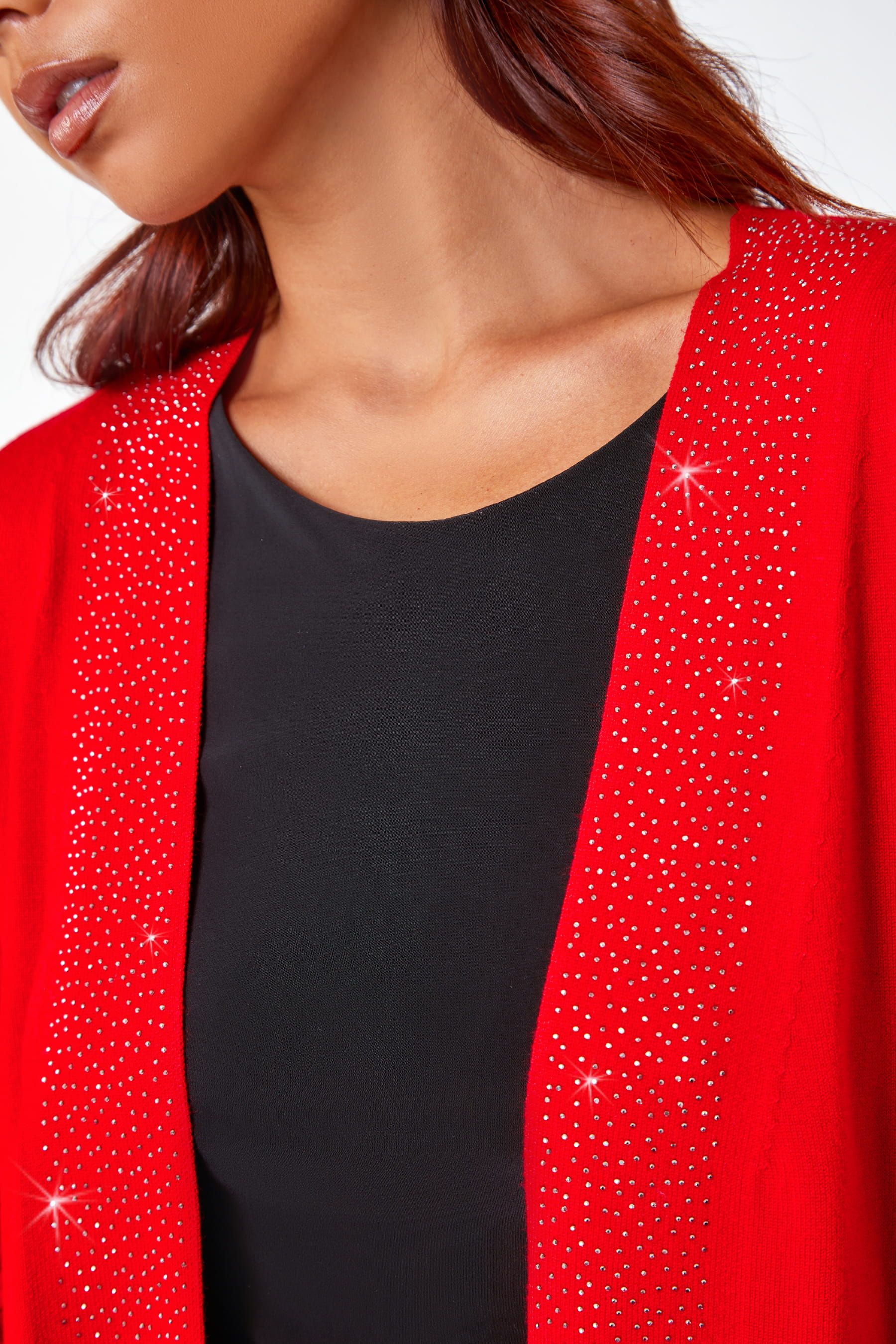 Red petite new arrivals cardigan