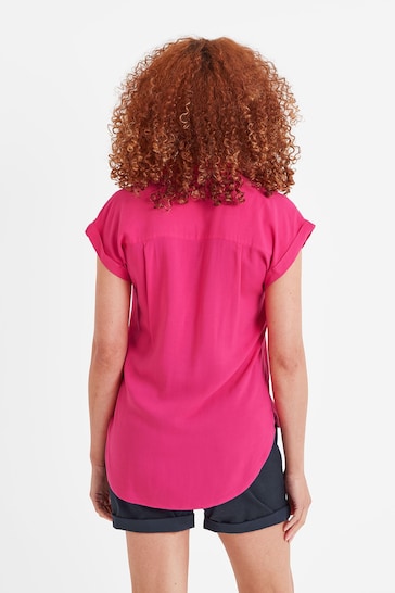 Tog 24 Pink Alston Short Sleeve Plain Shirt