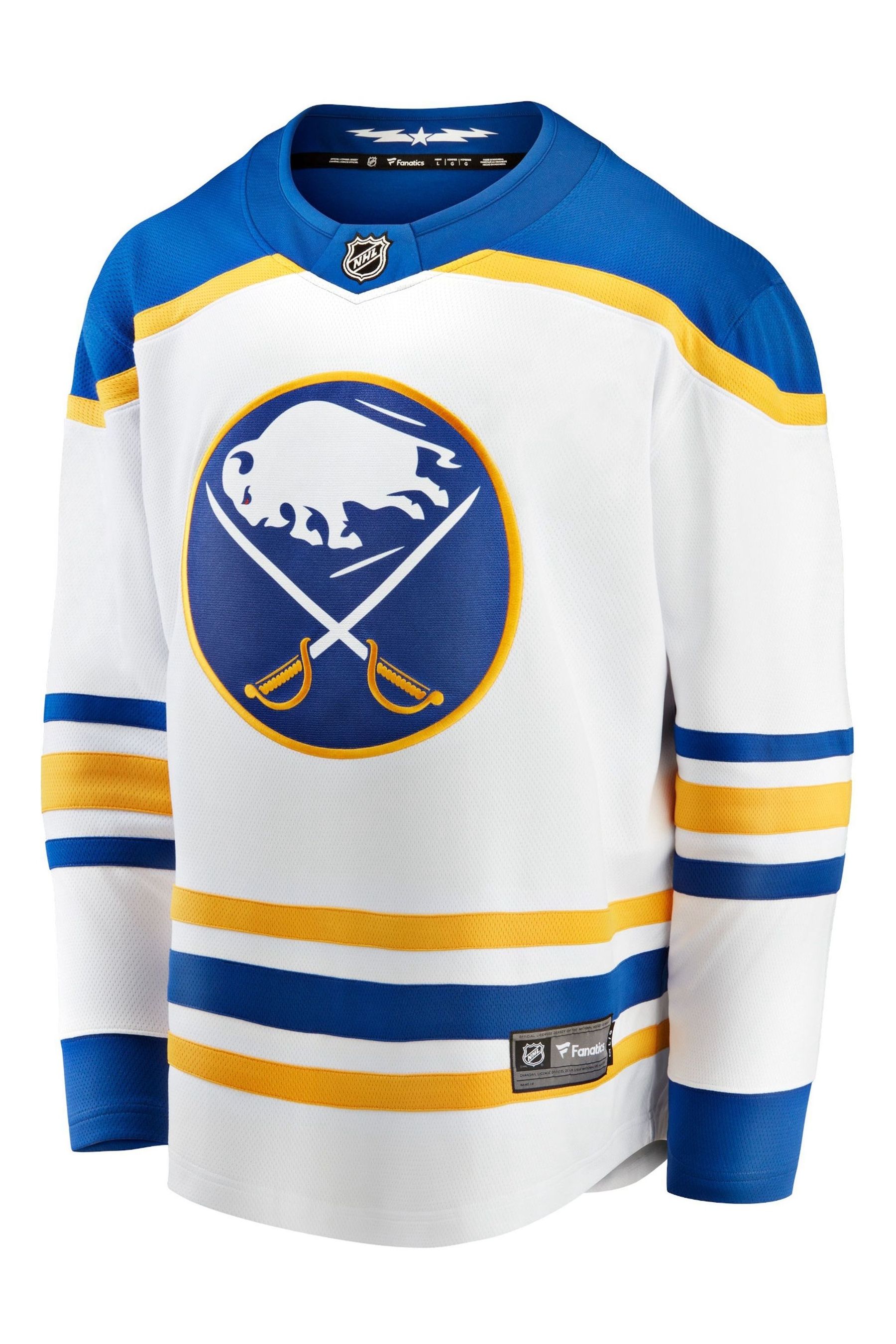 Buy Fanatics NHL Buffalo Sabres Away Breakaway White Jersey from