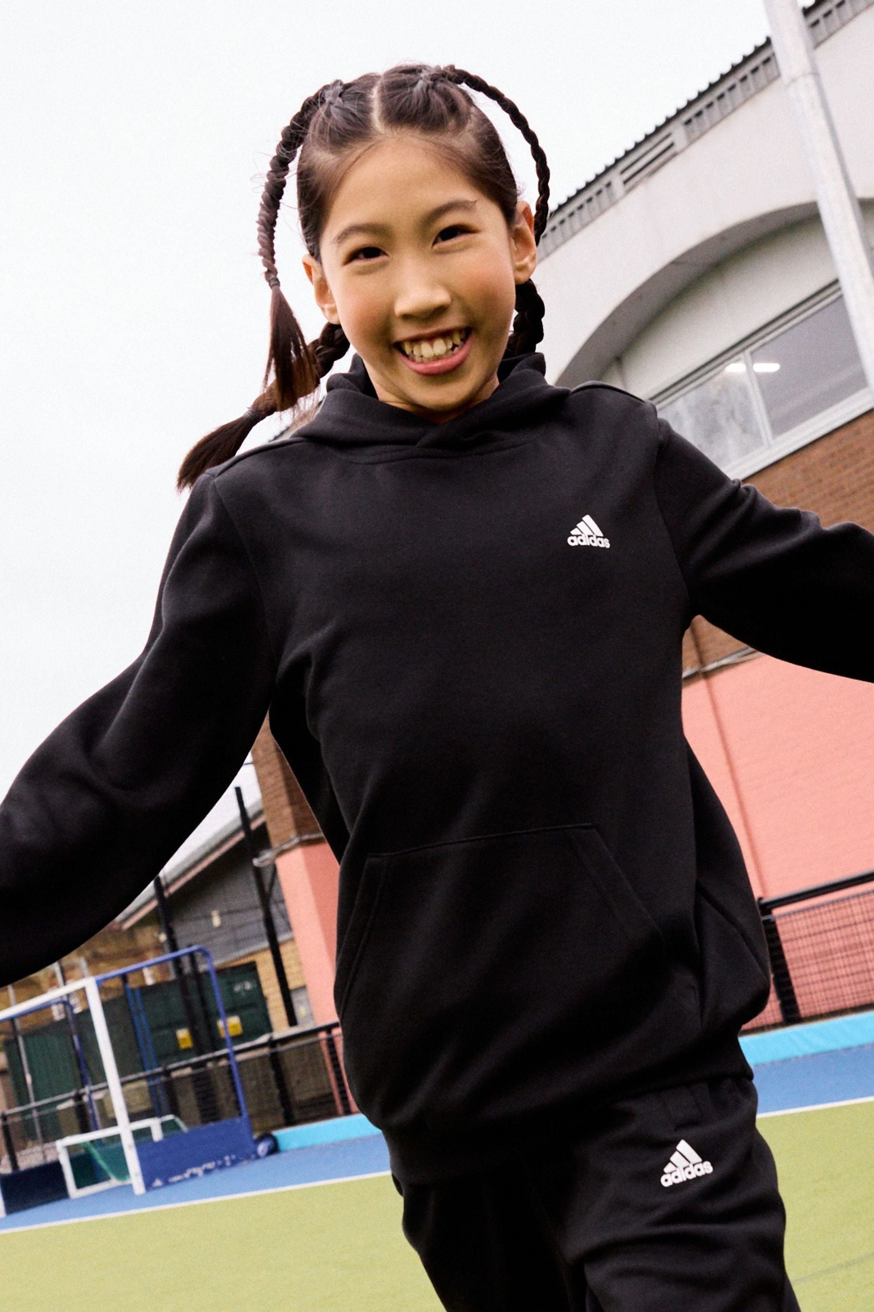 Buy adidas Black Kids Essentials Small Logo Feel Cozy Fleece Hoodie from the Next UK online shop