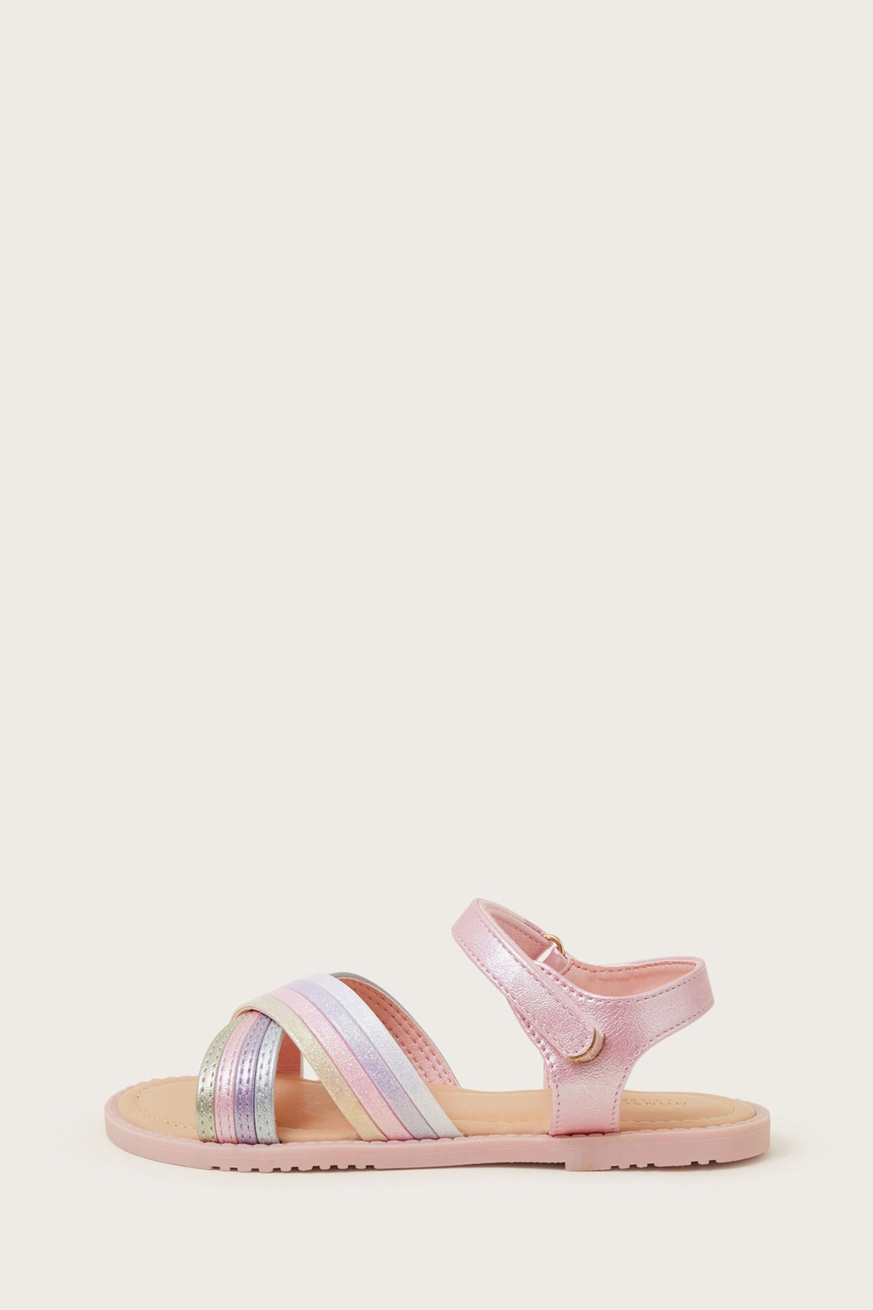 Glitter sales rainbow sandals