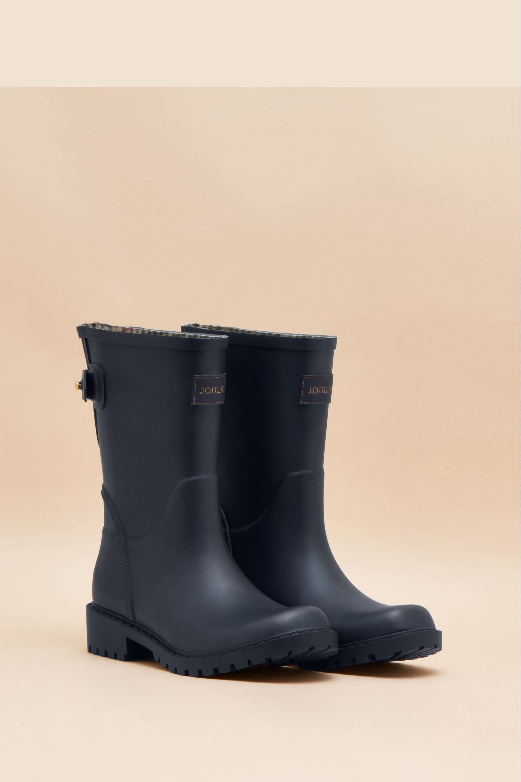 Buy Joules Wistow Navy Blue Adjustable Mid Calf Wellies from the Next UK online shop