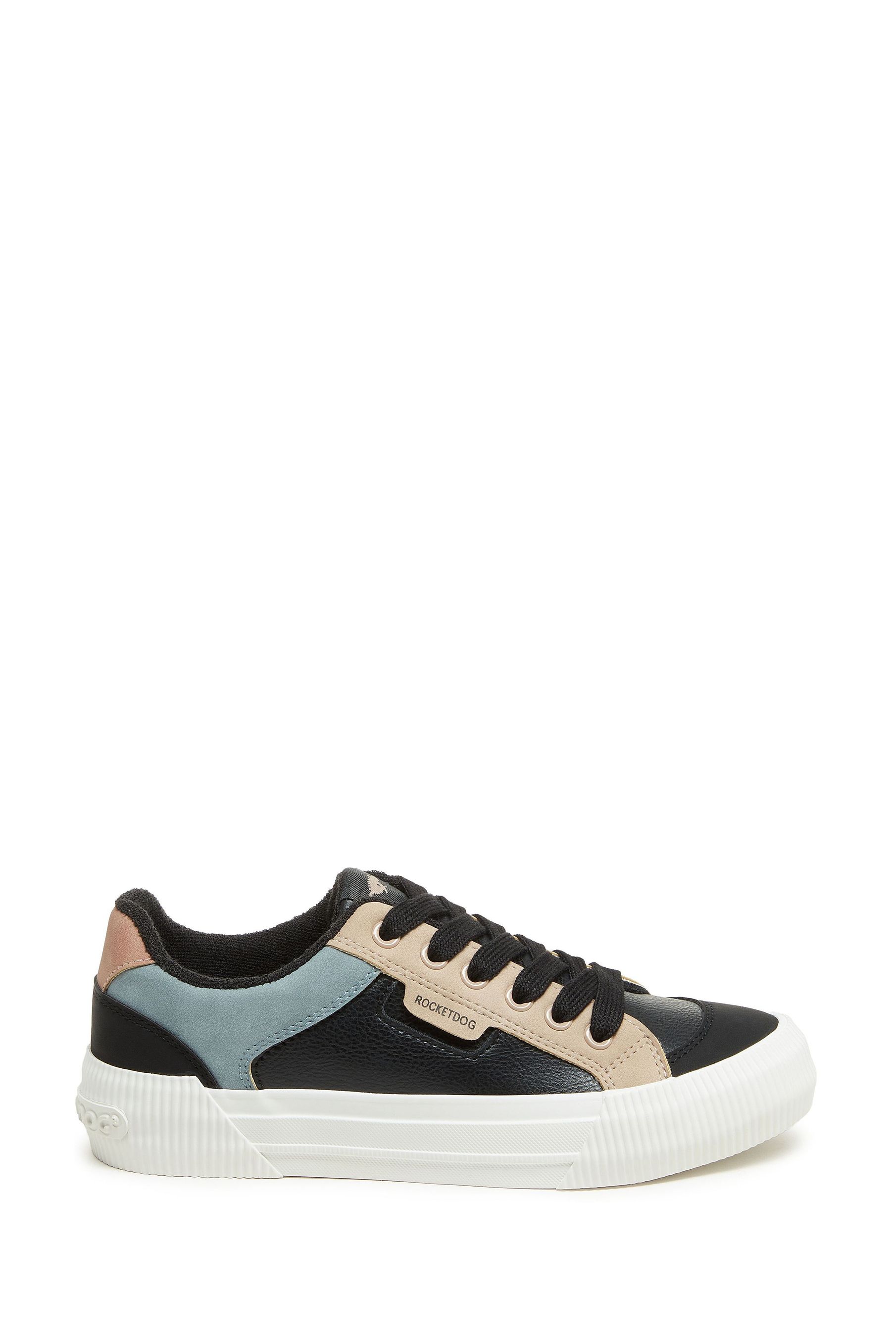 Buy Rocket Dog Cheery Blocked Sporty Black Trainers from the Next