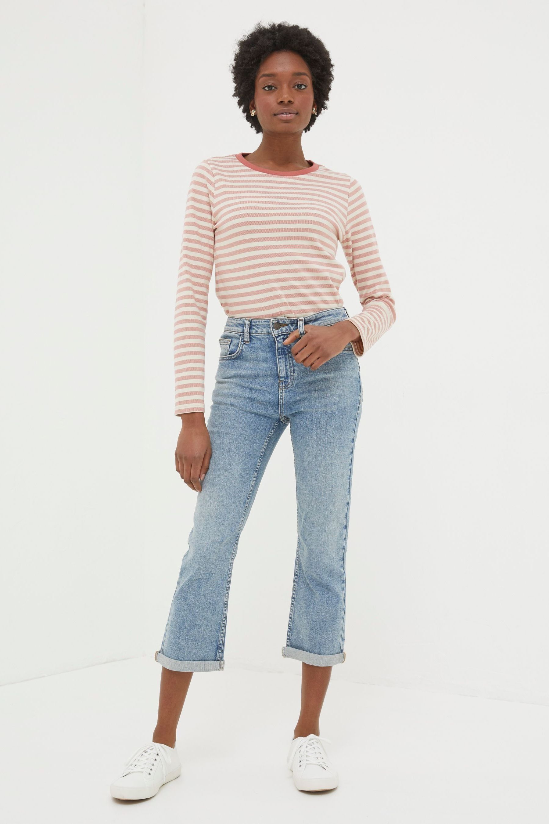 Fatface cropped discount jeans