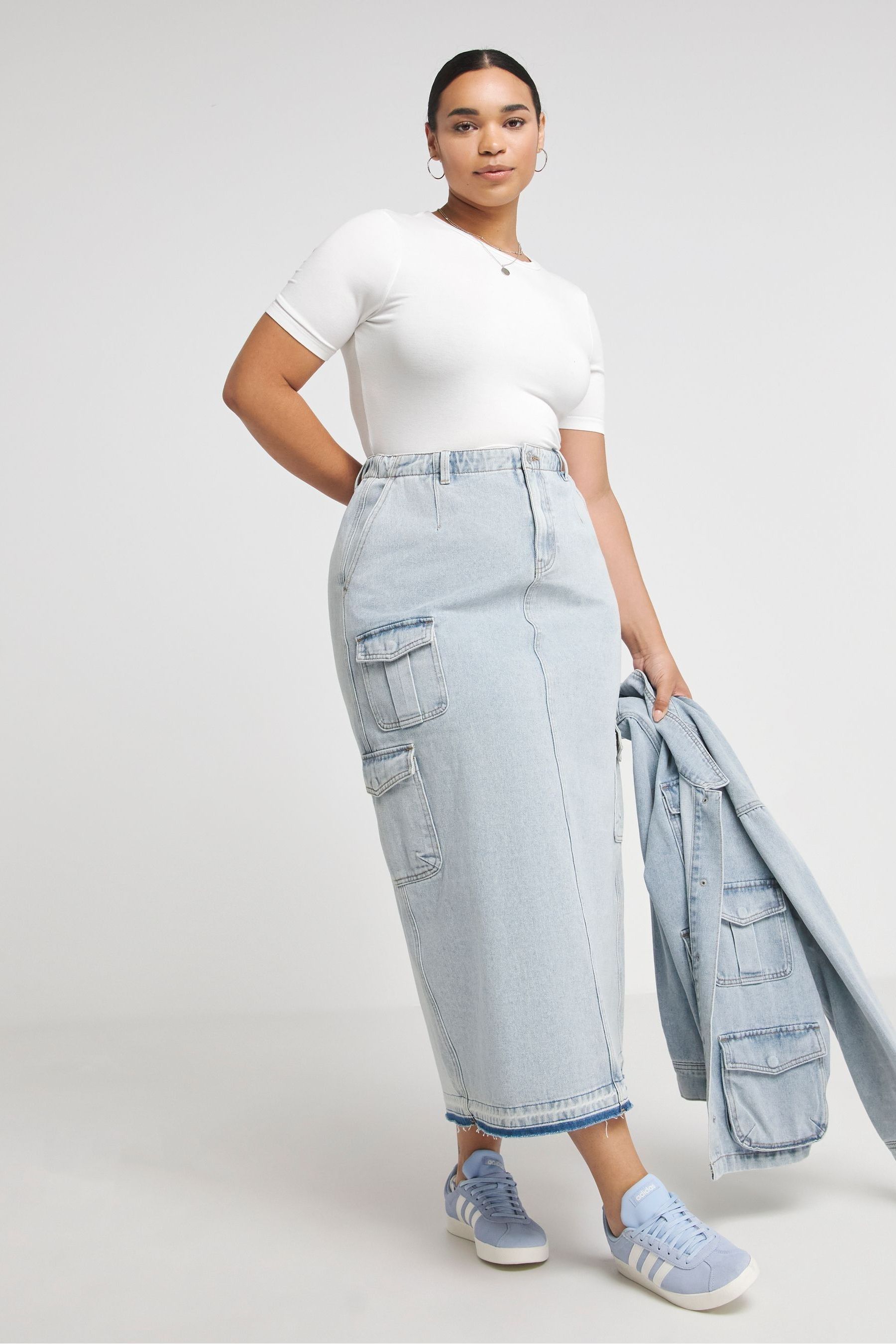 Simply be 2025 denim skirt