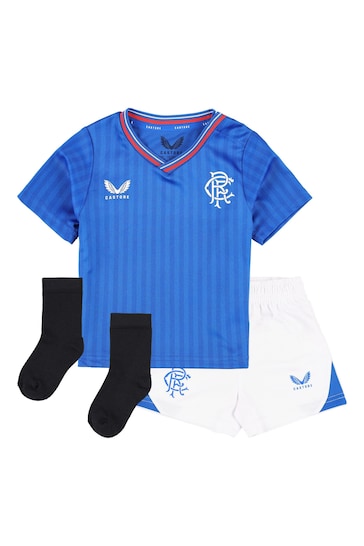 Fanatics Blue Glasgow Rangers Home Baby Kit 2023-24 Baby