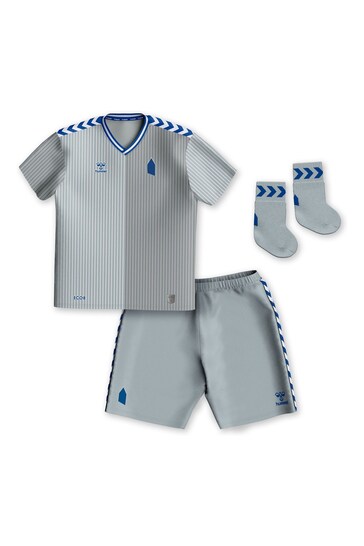 Fanatics Grey Everton Hummel Third Baby Kit 2023-24 Baby