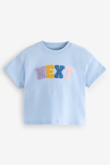 Blue Atelier-lumieresShops Logo Short Sleeve T-Shirt (3mths-7yrs)