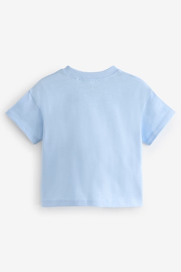 Blue SneakersbeShops Logo Short Sleeve T-Shirt (3mths-7yrs)